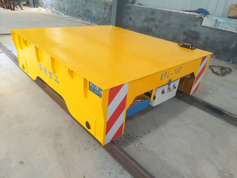 Bahan Berat 10 Ton Kereta Api Bergantung Kabel Drum Transfer Trolley