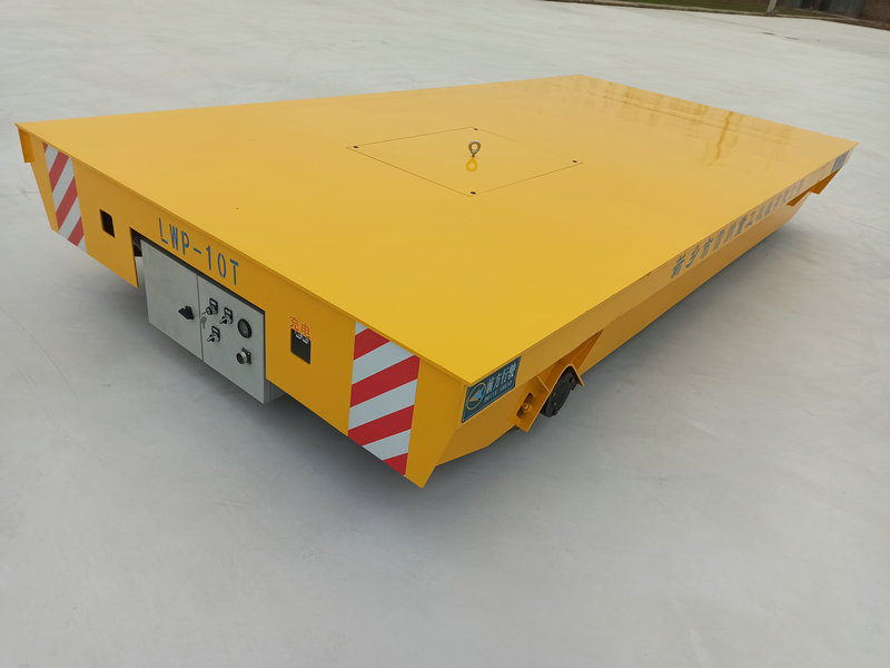 10 Ton Produk Beton Trackless Transfer Trolley