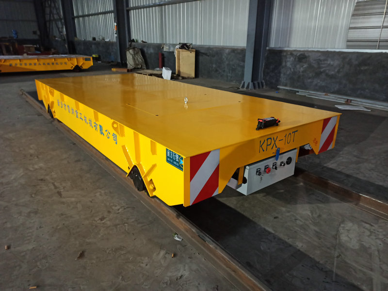 10 Ton Baterai Powered Rail Transfer Trolley