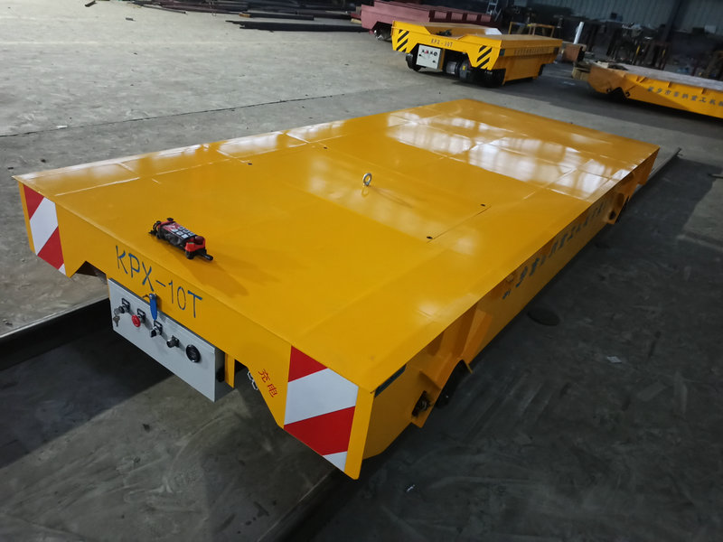 10 Ton Baterai Powered Rail Transfer Trolley