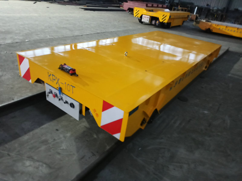10 Ton Baterai Powered Rail Transfer Trolley