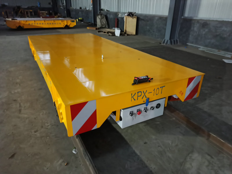 10 Ton Baterai Powered Rail Transfer Trolley