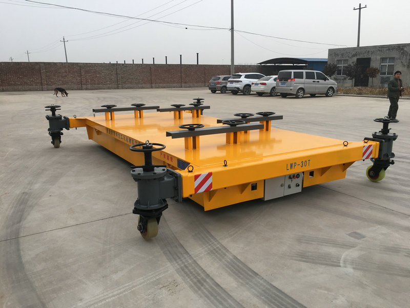 30 Ton Battery-Powered Transfer Cart dengan Stand