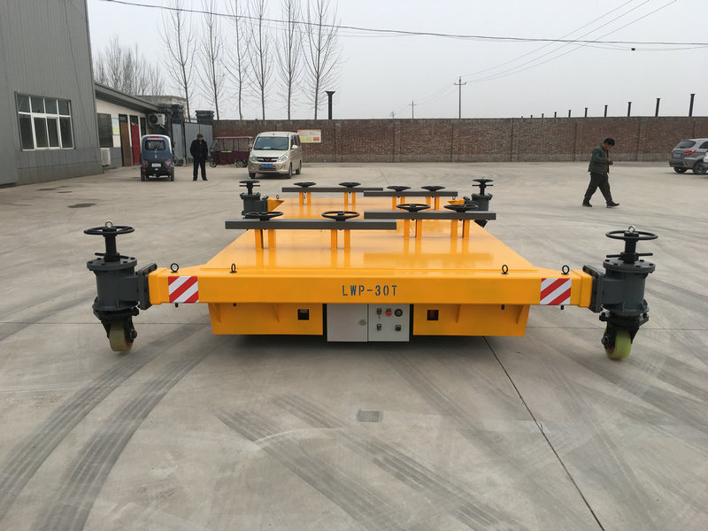 30 Ton Battery-Powered Transfer Cart dengan Stand