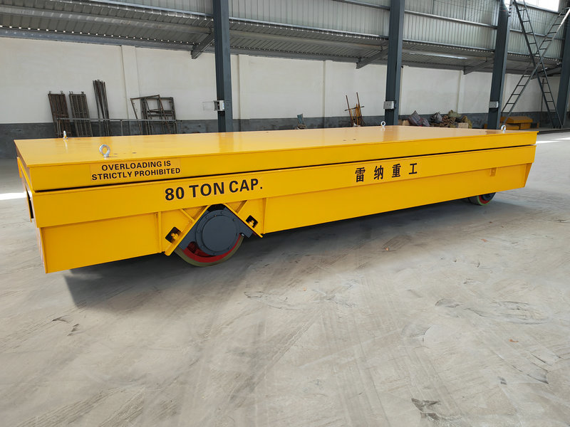 80 Ton Heavy Duty Hydraulic Lifting Trackless Cart