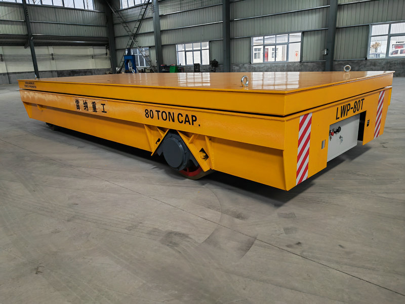 80 Ton Heavy Duty Hydraulic Lifting Trackless Cart