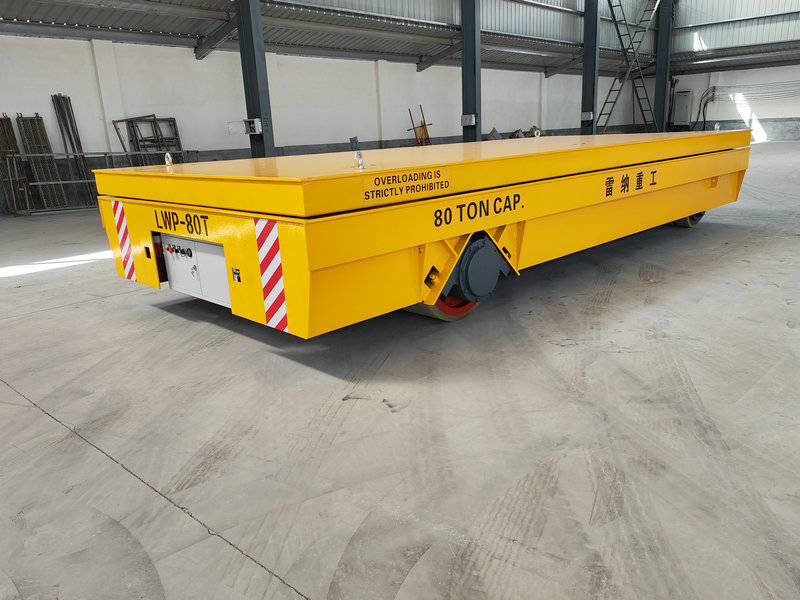 80 Ton Heavy Duty Hydraulic Lifting Trackless Cart