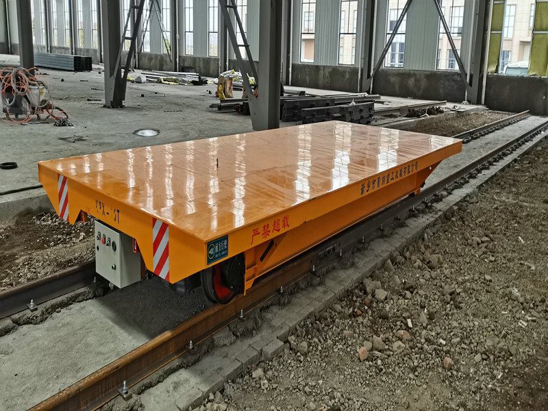30T Kereta Api Listrik Die Transfer Trolley