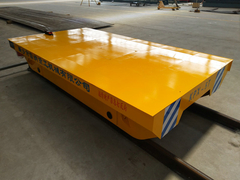Pipa baja 5 Ton Battery Rail Transfer Trolley