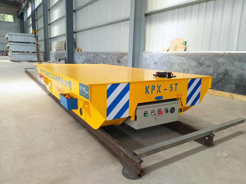 Pipa baja 5 Ton Battery Rail Transfer Trolley