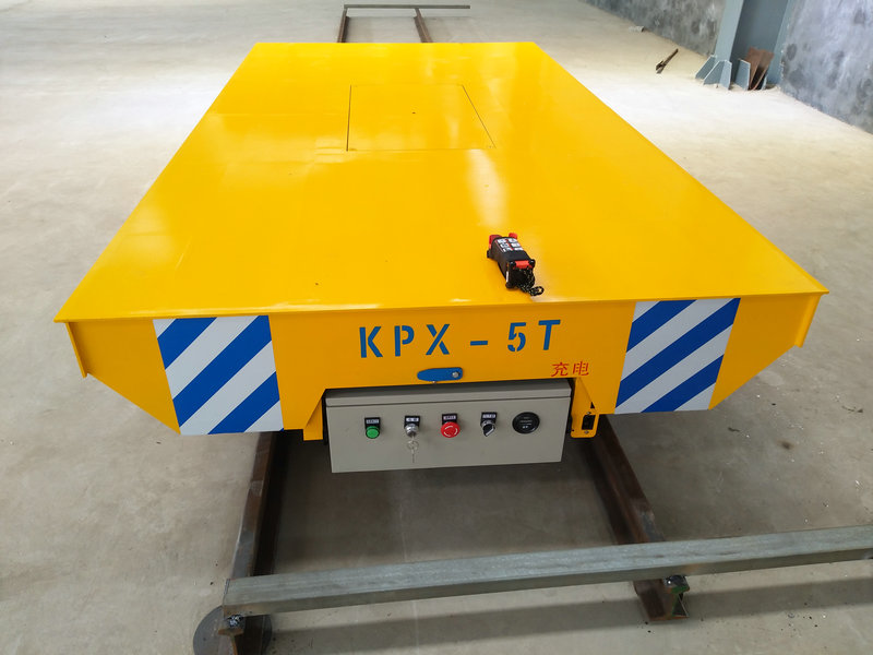 Pipa baja 5 Ton Battery Rail Transfer Trolley