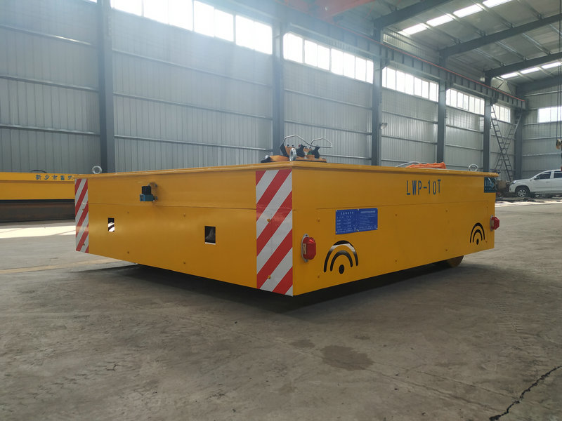 10 Tons Intelligent Trackless Transfer Cart Untuk Industri Manufaktur