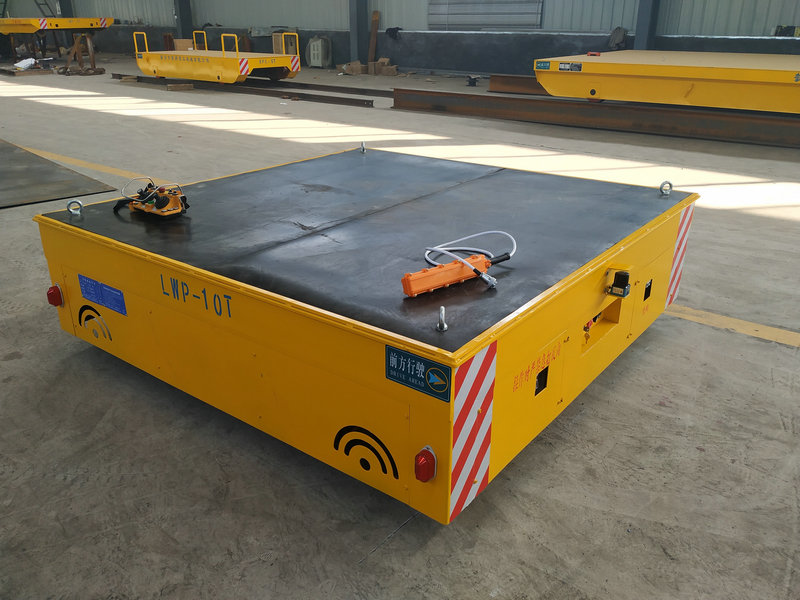 10 Tons Intelligent Trackless Transfer Cart Untuk Industri Manufaktur