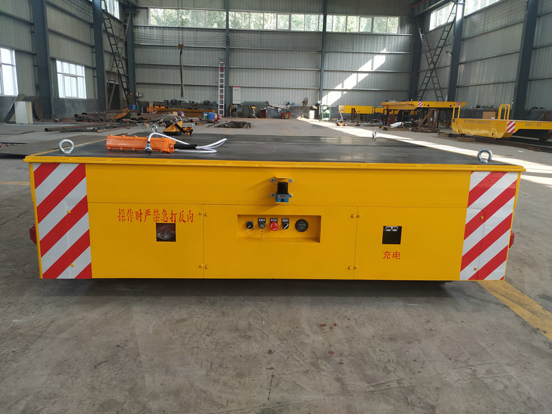 10 Tons Intelligent Trackless Transfer Cart Untuk Industri Manufaktur