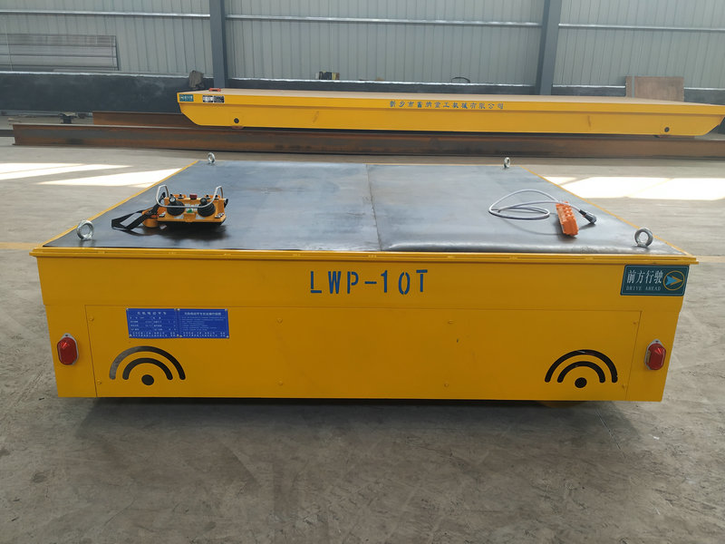 10 Tons Intelligent Trackless Transfer Cart Untuk Industri Manufaktur