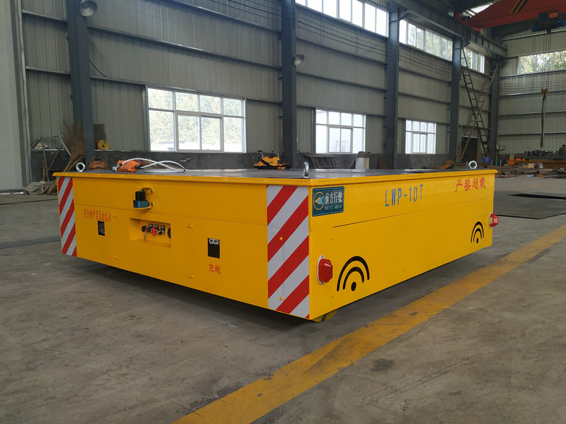 10 Tons Intelligent Trackless Transfer Cart Untuk Industri Manufaktur
