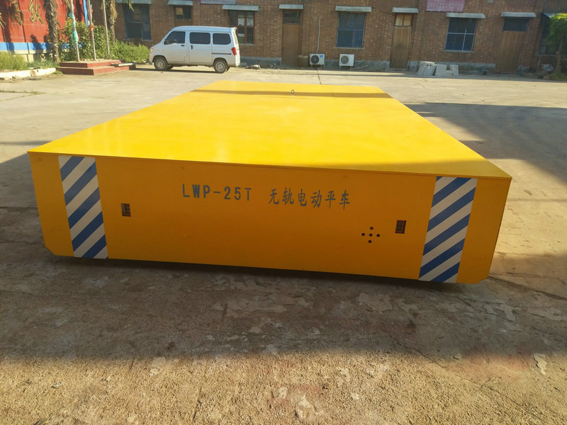 Baterai Powered Flat Transfer Trolley